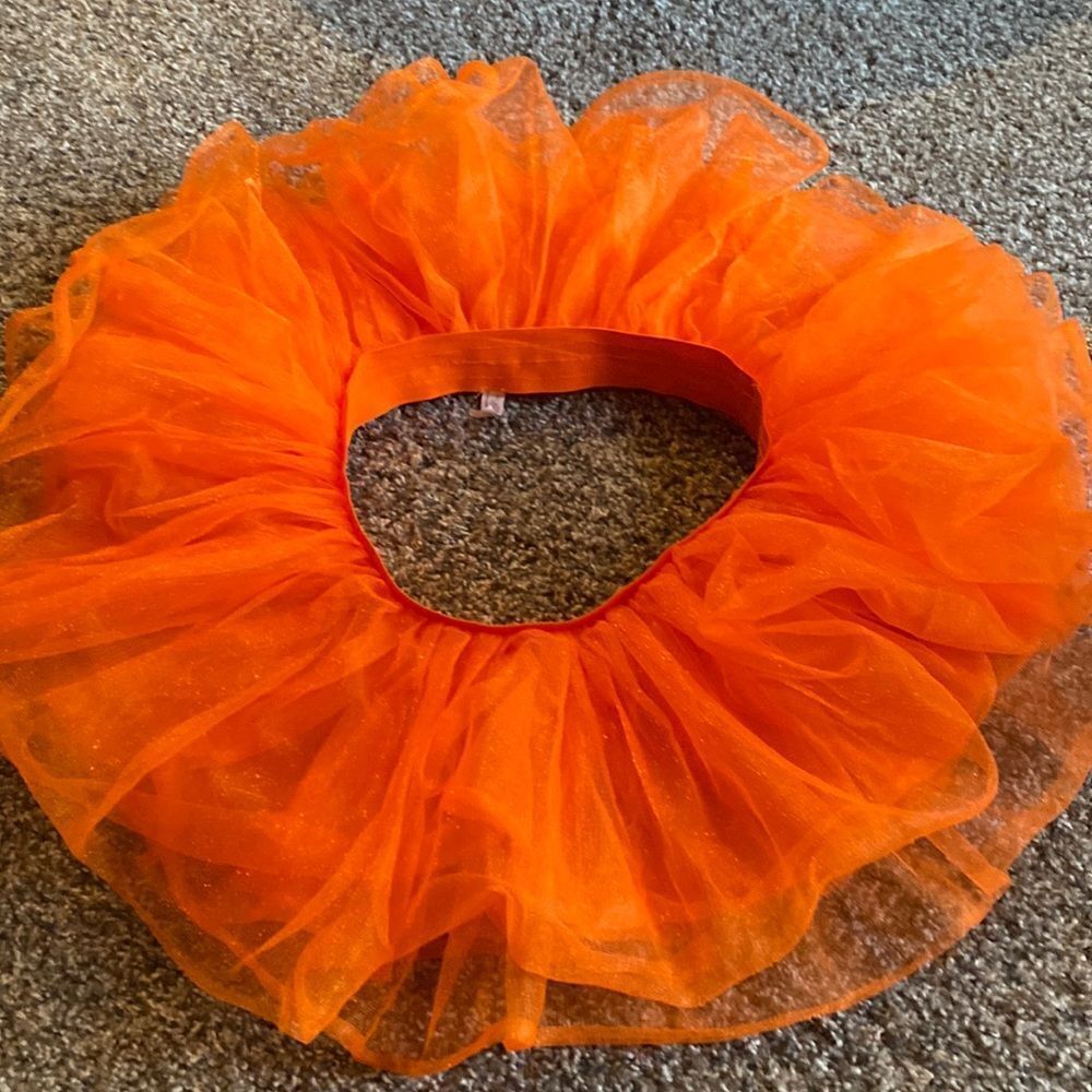 Orange Tutu one size great condition